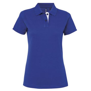 AQ022 | Women´s Classic Fit Contrast Polo | 01/25