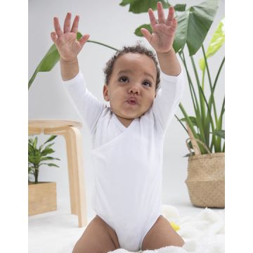 BZ60 | Baby Long Sleeve Kimono Bodysuit | Babybugz