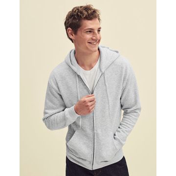 F401 | Premium Hooded Sweat Jacket | Fruit of the Loom