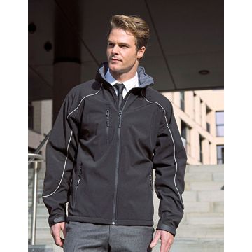 RT118 | Hooded Soft Shell Jacket | Result WORK-GUARD