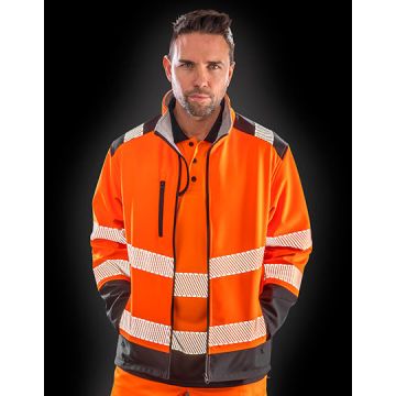 RT476 | Printable Ripstop Safety Softshell Jacket | Result S