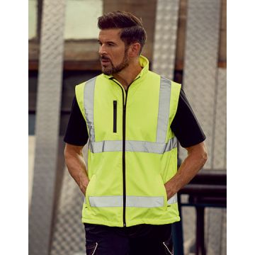 YK006 | Hi-Vis Softshell Gilet | YOKO